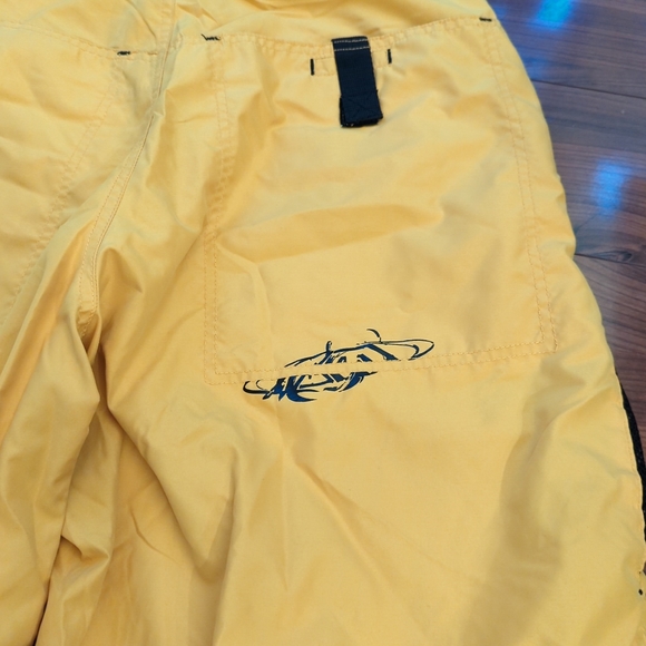 VTG 90's MacGear Baggy Wide Leg Skate Rave Pants 34x32 Cargo Yellow Punk Y2K - Picture 12 of 13